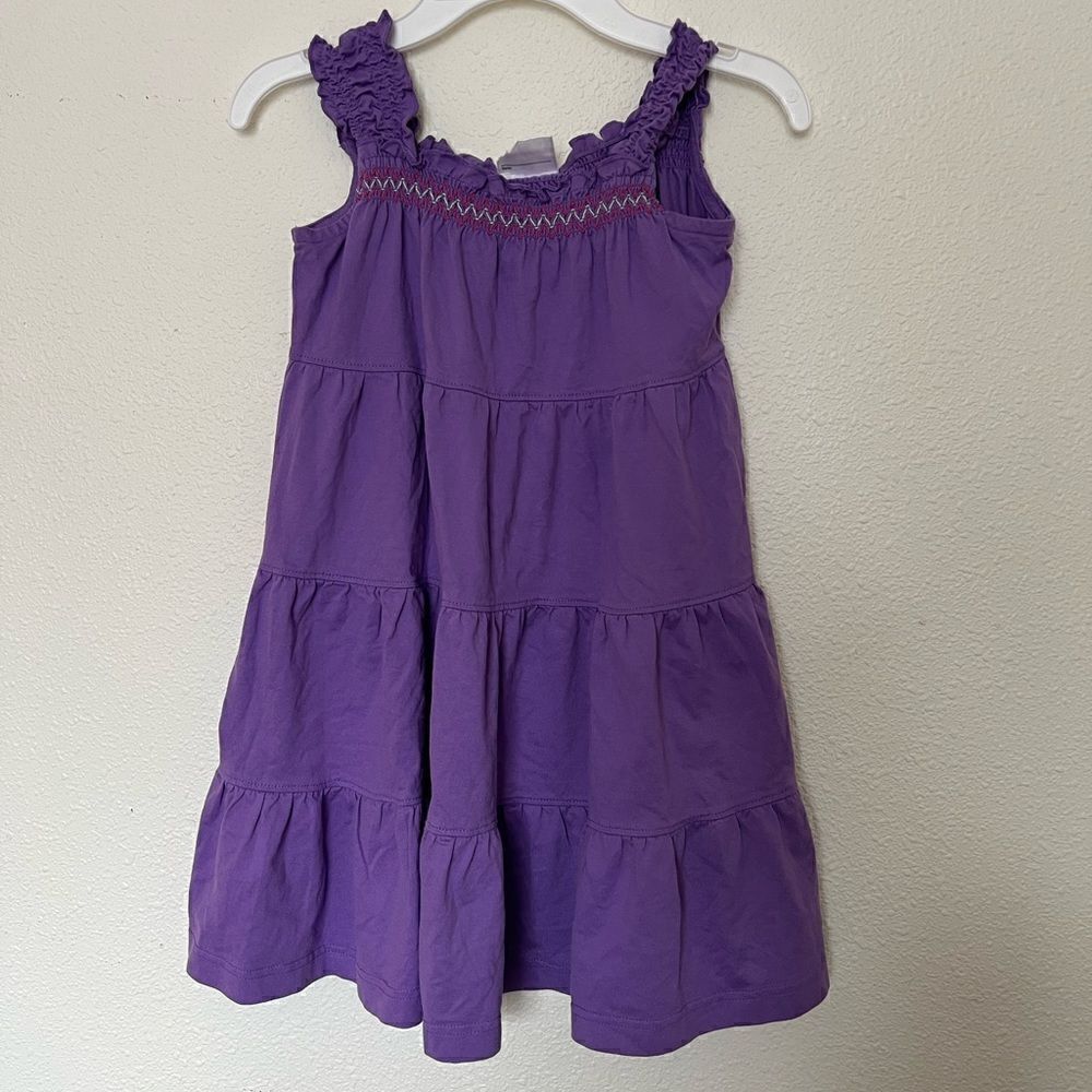 Hanna Anderson Purple Girl Dress size 110